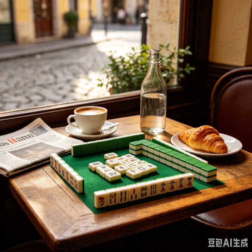 simulated ivory mahjong set